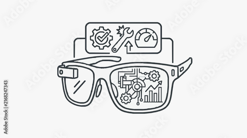 Augmented Reality Glasses with Maintenance and Analytics Dashboard