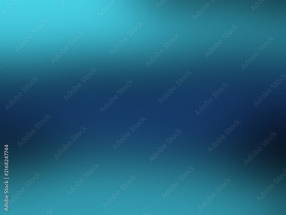 Obraz premium Deep blue and teal gradient background with soft light and bokeh effect