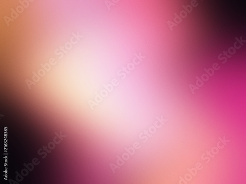 Soft pink and orange gradient blur with dark edges for graphic design backgrounds