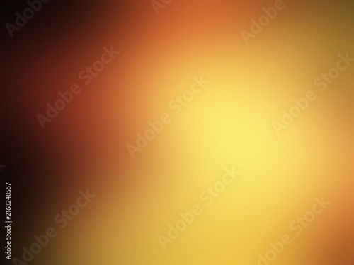 Warm golden abstract gradient with soft light bokeh for background design
