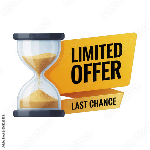 Hourglass Limited Offer Sale Banner
