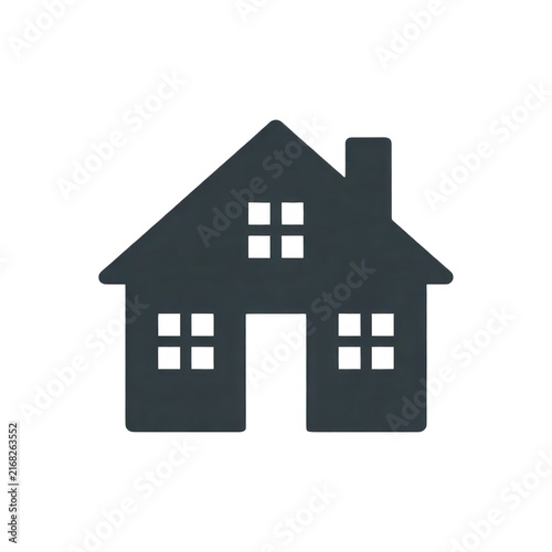 House Icon Vector Design Element Transparent Background