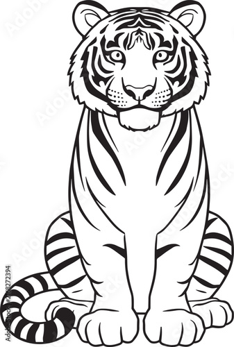 tiger vector illustration