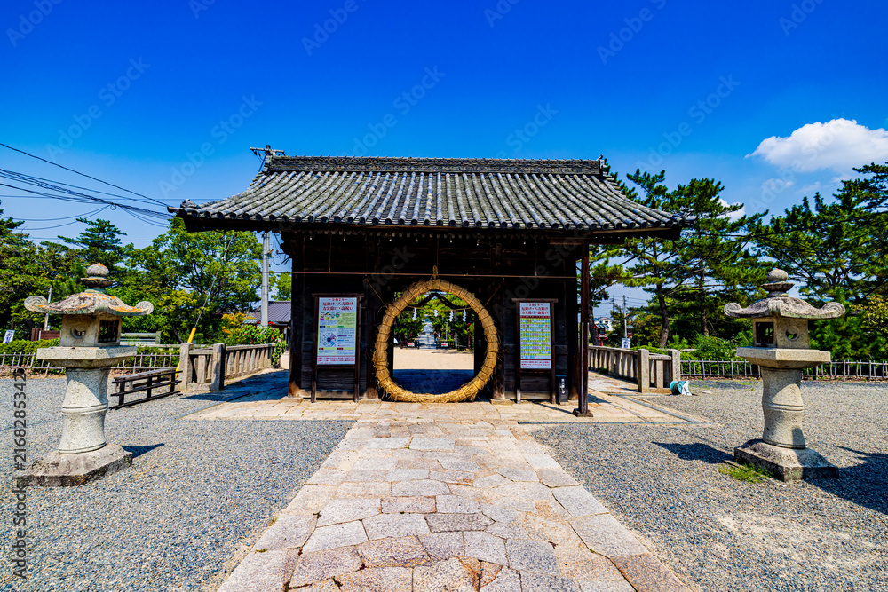 Fototapeta premium 岡山県 吉備津彦神社の風景 