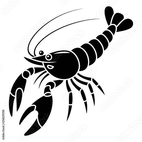 Lobster and Crayfish Vector Illustration Isolated on White Background for Seafood, Marine Life, Aquatic Animal and Ocean Food Concepts