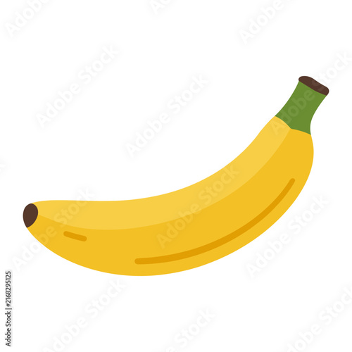 Bananas Isolated on White Background, Fresh Yellow Banana Fruit for Healthy Food, Tropical Fruit, Nutrition, Organic Produce and Grocery Concepts