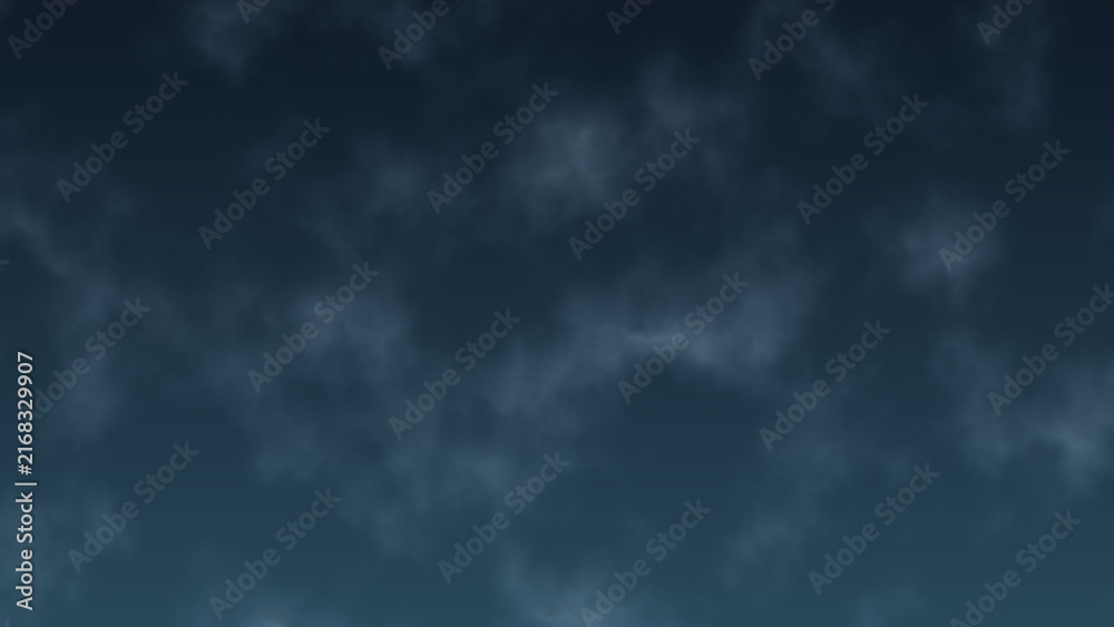 Fototapeta premium Procedural Art of Afternoon Sky with clouds background