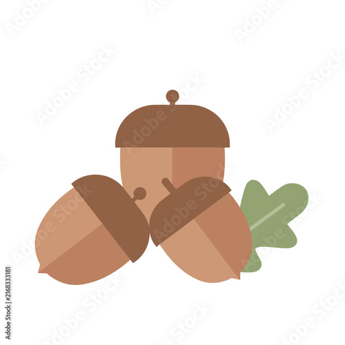 Cute cartoon brown teddy bear with green bow sitting.
