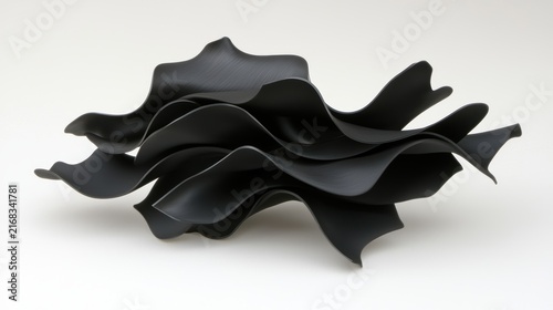 Abstract Black Sculpture