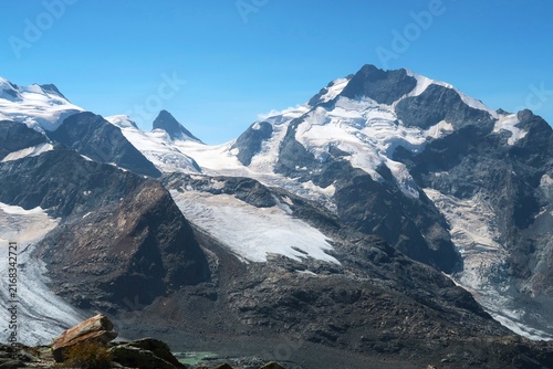 Piz Bernina, Alpen, Graubünden, Schweiz