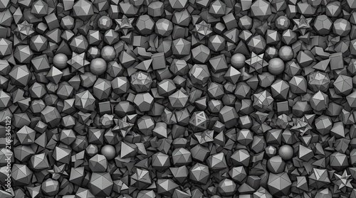 Gray Pebble Stone Texture - High Quality Stock Photo