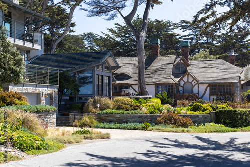 Oceanfront houses in Carmel by the Sea