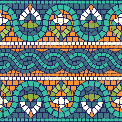 Set of eight blue watercolor decorative tiles and motifs on white background, each with floral or geometric patterns, hand-painted brush strokes, soft gradients