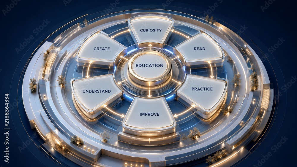 Naklejka premium education