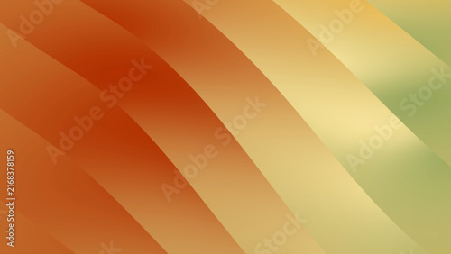 Plakat w ramie Warm Orange and Golden Geometric Gradient Background