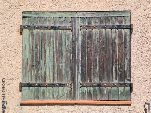 old wooden door
