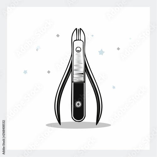 Pince coupe‑ongles professionnelle en acier inoxydable pour soins manucure et pédicure