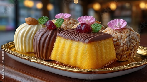 Elegant Confectionery Display in High-End Shop