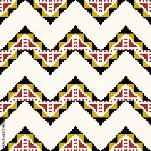 Abstract Geometric Art Deco Style Pattern Background