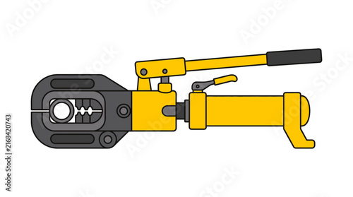 Bild auf Leinwand Hydraulic Pipe Crimper Press Tool For Plumbing And Metal Pipe Fitting Constructi