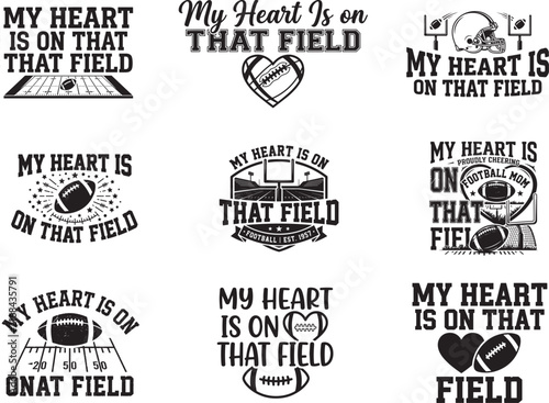 My Heart Is on That Field SVG