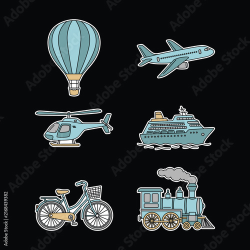 Travel Icon Packs Illustration