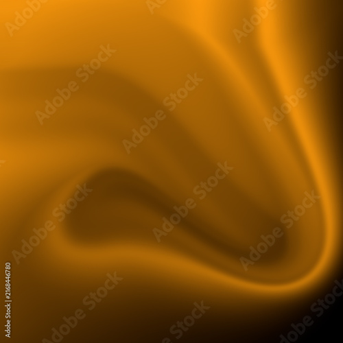 Smooth deep gold and brown fluid gradient background with elegant soft glowing light curves
