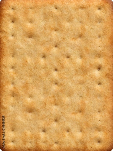 Crispy Rectangular Baked Wheat Cracker