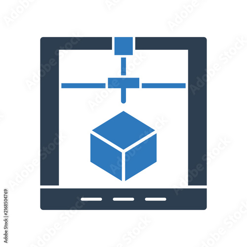 3D Printer Machine Icon
