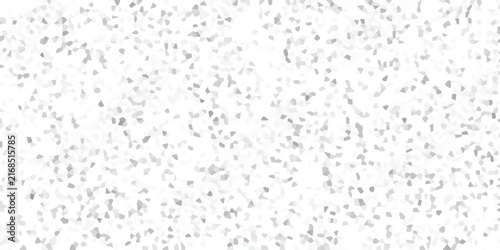 Subtle light grey mosaic texture featuring scattered geometric fragments on a white background, forming a clean grainy surface pattern for minimalist layouts and digital backdrops
