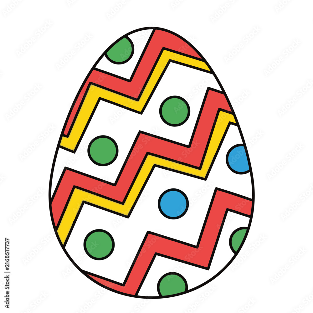 Fototapeta premium Decorated Easter Egg