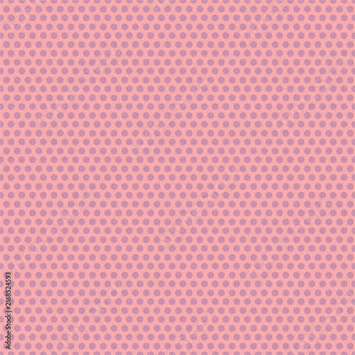 Pink pastel dot isolated on pink pattern