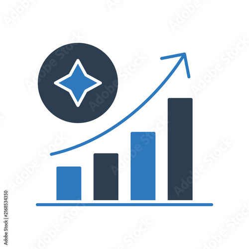 Crypto Market Growth Icon