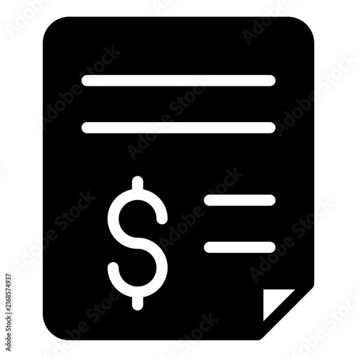 deposit glyph icon vector illustration isolated on white background
