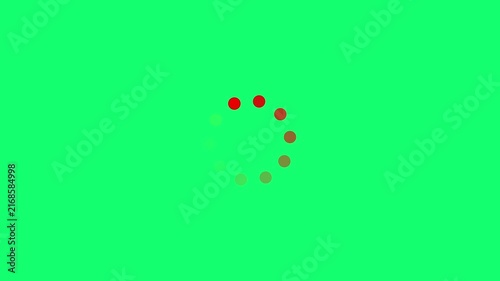 Loading - circle Modern loading animation. Circular loading indicator , animation - loading circle icon on background. 4K video