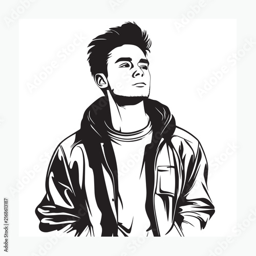 portrait of a young man