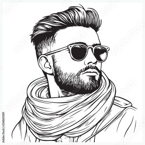man in glasses