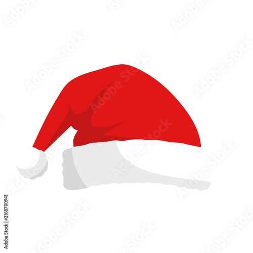 Cuadro en lienzo santa claus hat  clipart illustration