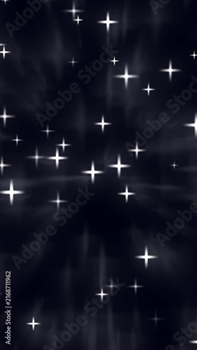 Glowing stars night sky animation twinkles with a bright light burst Deep outer space motion creates this stars night sky animation Dreamy cosmic astronomy shines in the stars night sky animation