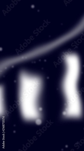 Blurred light streaks animation glides gently with glowing stars on dark Dreamy night sky visuals fill this light streaks animation Calm cosmic space motion flows through the light streaks animation