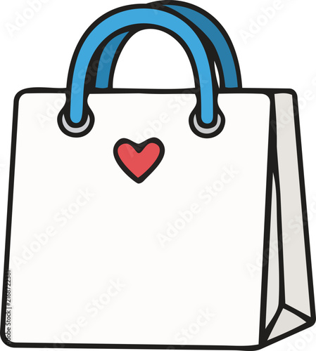 White Shopping Bag Clip Art