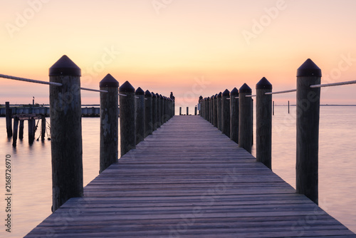 Dawn Over the Waterfront at Messick Point in Poquoson, Virginia
