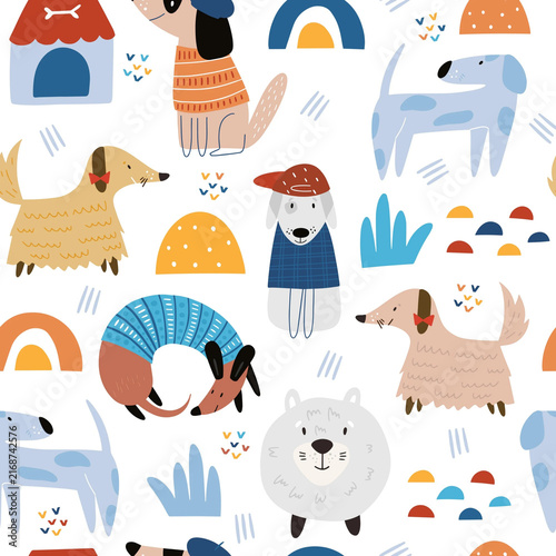 seamless pattern with animals