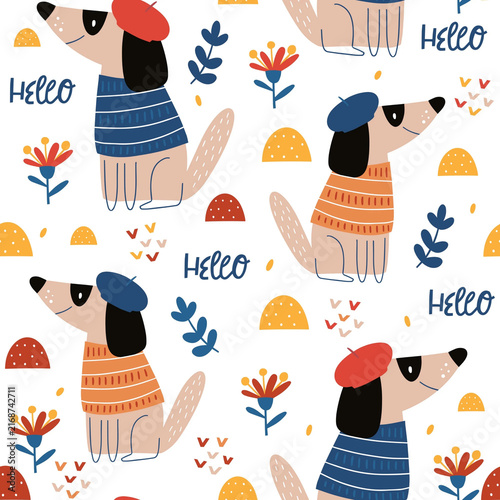 summer seamless pattern