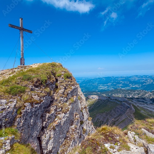 Foto Summit cross on Hoher Ifen in Kleinwalsertal Austria