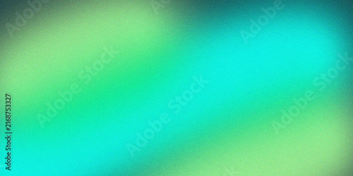 Green and Blue Gradient Grainy Background