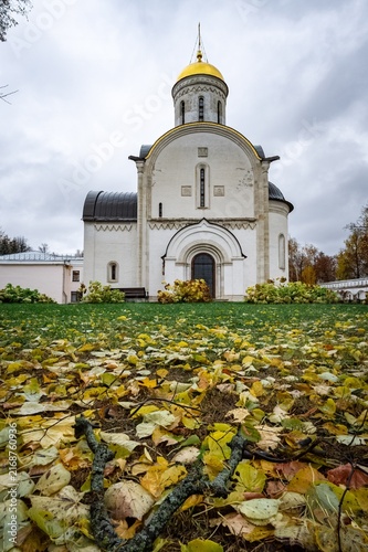Принти на полотні view of the Alexander Nevsky Church in the Vladimir Rozhdestvensky Monastery