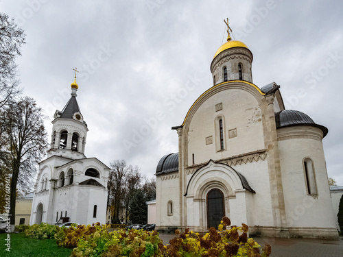 Картината върху платно view of the Alexander Nevsky Church in the Vladimir Rozhdestvensky Monastery