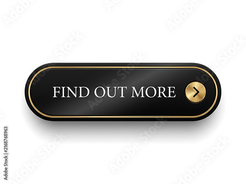 Black and gold button with find out more text and arrow icon