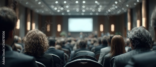 Hyper Realistic Professionals Participating In Lifelong Learning During Business Development Conference Experience
